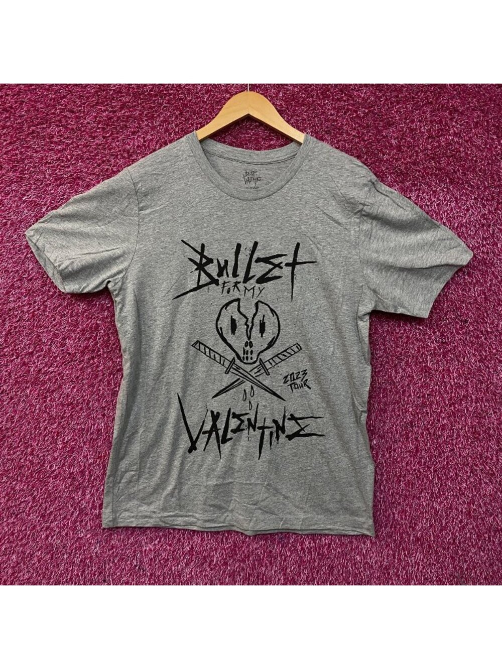 Bullet For My Valentine 2023 Tour Metalcore T-Shirt Large